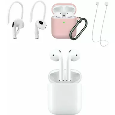 image of Apple AirPods with Charge Case & Accessory Kit with sku:mv7n2pnk-streamline