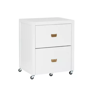 Pervis File Cabinet White