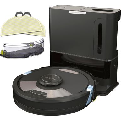 image of Shark - AI Ultra 2-in-1 Robot Vacuum and Mop with XL HEPA Self-Empty Base, Matrix Clean Navigation - Black with sku:bb22056201-6514530-bestbuy-shark
