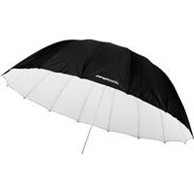 image of Westcott 7 Feet Parabolic Umbrella, White/Black with sku:weuwbp7-adorama