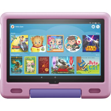 image of Amazon Kid-Proof Case for Fire HD 10 tablet - Lavender with sku:bb21752981-6462066-bestbuy-amazon