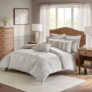 image of Natural Barely There Comforter Set Queen with sku:mps10-341-olliix