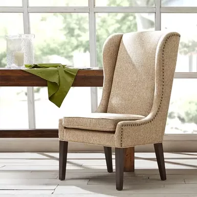 image of Beige Garbo Captains Dining Chair with sku:fpf20-0278-olliix