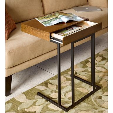 image of Etta Pull Up, Pecan Color Table with sku:fpf17-0324-olliix