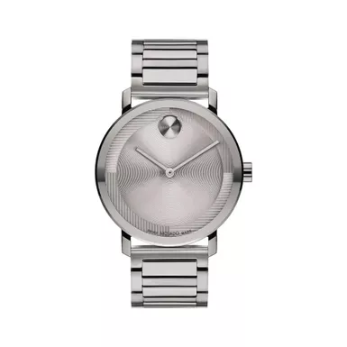 image of Movado - Men's Bold Evolution 2.0 Gray Ion-Plated Stainless Steel Watch Gray Dial with sku:3601096-powersales