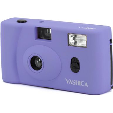 image of Yashica MF-1 Snapshot Art 35mm Film Camera, Lavender with sku:ysmf1lv-adorama