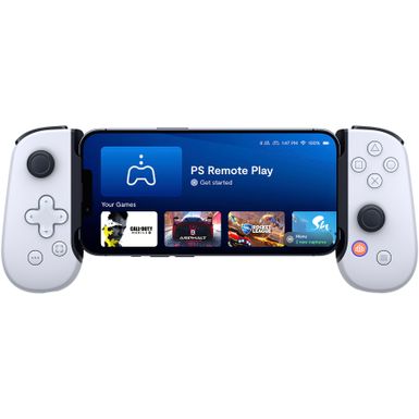 image of Backbone - One - PlayStation Edition (Lightning) - Mobile Gaming Controller for iPhone - White with sku:bb21999861-6508655-bestbuy-backboneentertainment