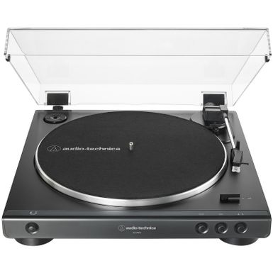 image of Audio-technica Black Fully Automatic Belt-drive Stereo Turntable with sku:bb21263638-bestbuy