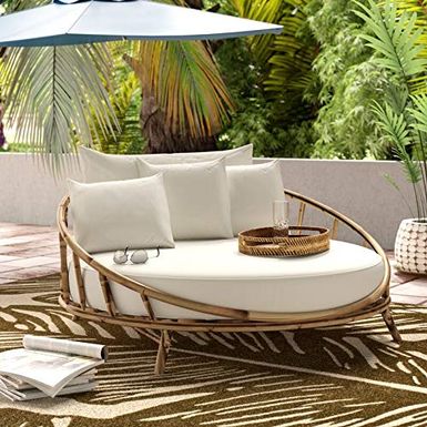 zew bamboo round daybed