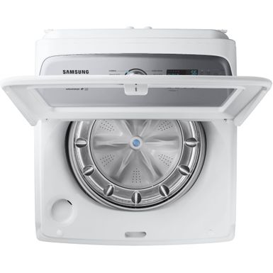Alt View Zoom 2. Samsung - 5.0 Cu. Ft. High Efficiency Top Load Washer with Active WaterJet - White
