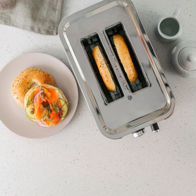 BELLA Pro 4 Slice Digital Toaster, Stainless Steel 