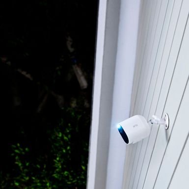 Alt View Zoom 19. Arlo - Essential Spotlight Camera – Indoor/Outdoor Wire-Free 1080p Security Camera - White