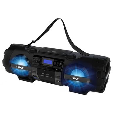 image of Naxa NPB262 / NPB262 MP3/CD Bass Reflex Boombox & PA System with Bluetooth with sku:npb262-electronicexpress