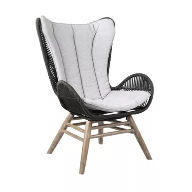 image of King Indoor Outdoor Lounge Chair in Light Eucalyptus Wood with Truffle Rope and Grey Cushion with sku:kvaiyj43kmhdsbozplxxkwstd8mu7mbs-overstock