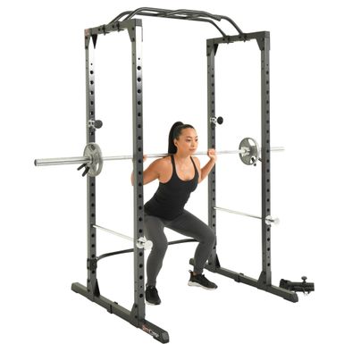 image of Fitness Reality XLT Power Cage with 800lbs Weight Capacity, Pull up Bar and Landmine - N/A - Black with sku:m42iuwpmagho4lvuwvlqagstd8mu7mbs--ovr