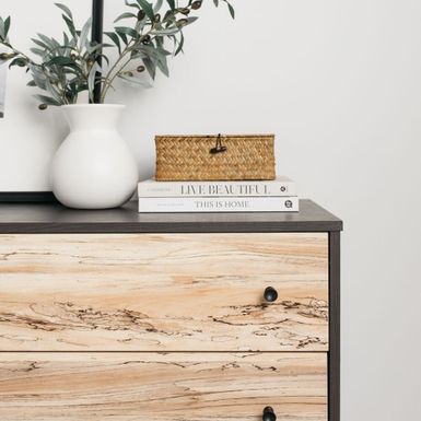 Piperton Contemporary Dresser - Black