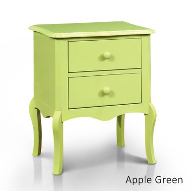 image of Hoa Traditional Solid Wood 2-Drawer Nightstand by Furniture of America - Green with sku:ecsael9s-wt4jihr_qexjgstd8mu7mbs-overstock