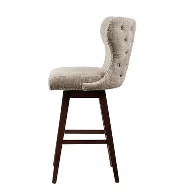Enzo Swivel Brown Bar Stool