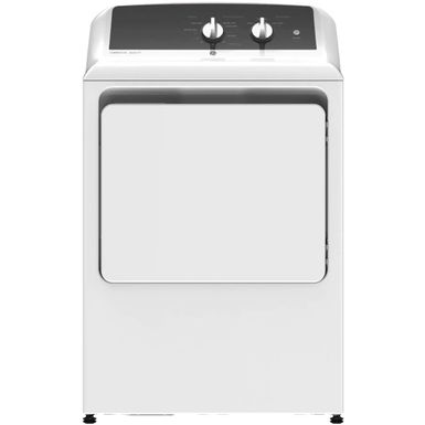 image of GE GTX52EASPWB 6.2 cu. ft. Capacity aluminized alloy drum Electric Dryer with sku:gtx52easpwb-electronicexpress