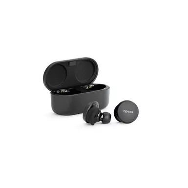 Denon - PerL True Wireless Active Noise Cancelling In-Ear Earbuds - Black