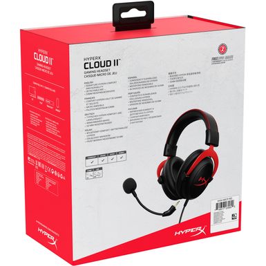 Alt View Zoom 15. HyperX - Cloud II Pro Wired 7.1 Surround Sound Gaming Headset for PC, Xbox X|S, Xbox One, PS5, PS4, Nintendo Switch, and M