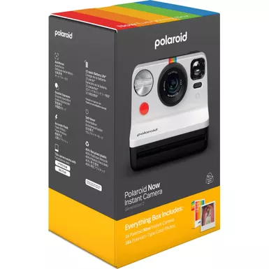 image of Polaroid - Now Instant Film Camera Bundle Generation 2 - Black & White with sku:bb22098651-bestbuy