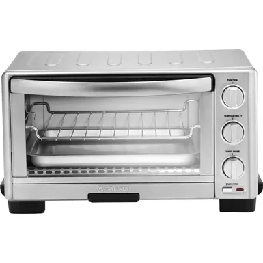 Cuisinart - 6-Slice Toaster Oven with Broiler - Stainless Steel