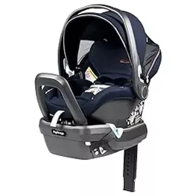 image of Peg Perego Primo Viaggio 4-35 Nido K - Rear Facing Infant Car Seat - Includes Base with Load Leg & Anti-Rebound Bar - for Babies 4 to 35 lbs - Made in Italy - Blue Shine with sku:b0crx2tlvs-amazon
