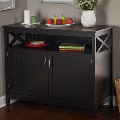 Simple Living Southport Dining Buffet - Southport Buffet, Black