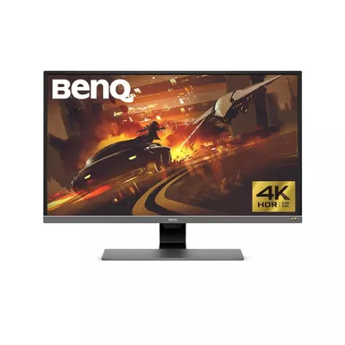 BenQ - EW3270U 32" IPS LED 4K UHD 60Hz Entertainment Monitor HDR10 Freesync (HDMI/DP/USB-C) - Metallic Gray