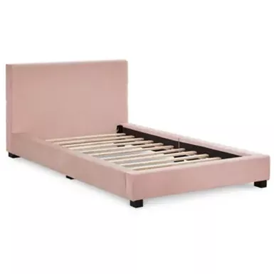 image of Chesani Twin Upholstered Bed w/Roll Slats with sku:b050-171-ashley