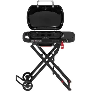 Weber - Traveler Compack Portable Gas Grill - Black