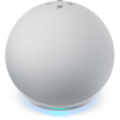 image of Amazon - Echo (4th Gen) With premium sound, smart home hub, and Alexa - Glacier White with sku:bb21636313-6430069-bestbuy-amazon