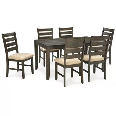 image of Rokane Dining Room Table Set (7/CN) with sku:d397-425-ashley