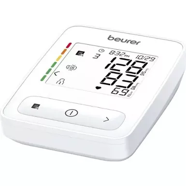 image of Beurer - Blood Pressure Monitor Upper Arm - White with sku:bb22209678-bestbuy