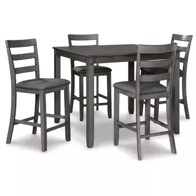 image of Bridson Square Counter Table Set (5/CN) with sku:d383-223-ashley