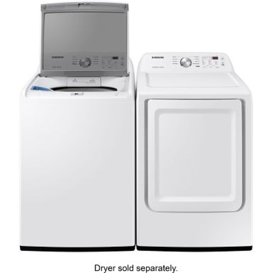 Alt View Zoom 18. Samsung - 4.5 Cu. Ft. High Efficiency Top Load Washer with Vibration Reduction Technology+ - White