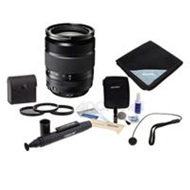 image of Fujifilm XF 18-135mm F3.5-5.6 R LM OIS WR (Weather Resistant) Lens - Bundle With 67mm Filter Kit, Lens Wrap (19x19), CapLeash II,  Lens Cleaner, Cleaning Kit with sku:ifj18135a-adorama