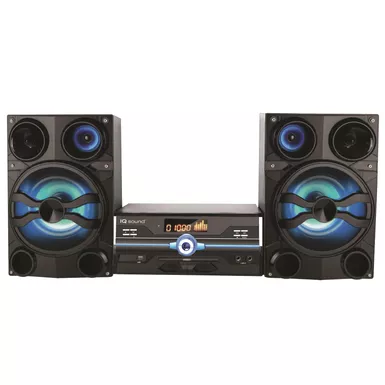 image of Hi-Fi Multimedia Audio System with Bluetooth and Auxiliary/USB/Microphone Inputs with sku:iq-9000bt-powersales