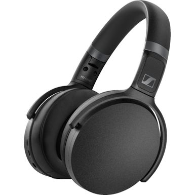 image of Sennheiser - HD 450BT Wireless Noise Cancelling Over-the-Ear Headphones - Black with sku:bb21494436-6405727-bestbuy-sennheiser