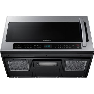 Alt View Zoom 15. Samsung - 2.1 Cu. Ft. Over-the-Range Microwave with Sensor Cook - Stainless steel