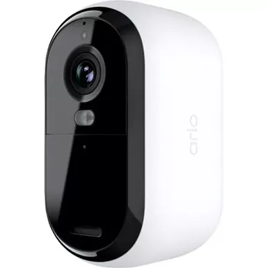 image of Arlo - Essential 1-Camera Outdoor Wireless 2K Security Camera (2nd Generation) with Color Night Vision - White with sku:bb22188485-bestbuy