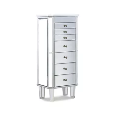 image of Beverly Mirrored Jewelry Armoire with sku:pfxs1294-linon