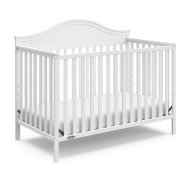 image of Graco Stella 5-in-1 Convertible Crib - White with sku:t5oa1pdknqosteunf4hzpwstd8mu7mbs-sto-ovr