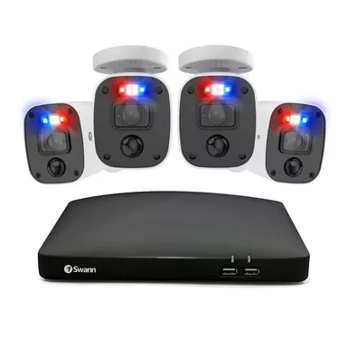 image of Swann Enforcer 4K Ultra HD 4 Camera 8-Channel DVR Security System with sku:swdvk-856804rq-us-powersales