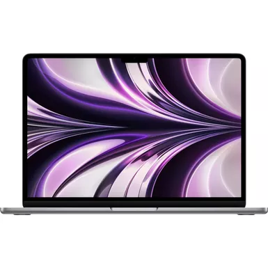 image of MacBook Air 13.6" Laptop - Apple M2 chip - 8GB Memory - 256GB SSD (Latest Model) - Space Gray with sku:mlxw3ll/a-streamline