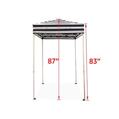Impact Canopy 740010091 Pop-Up Canopy Changing Dressing Room, Shelter folds down to 8"x8"x47", Black,White