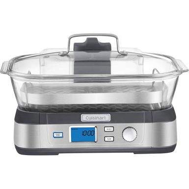 image of Cuisinart - CookFresh™ Digital Glass Steamer - Stainless Steel with sku:bb19947015-bestbuy