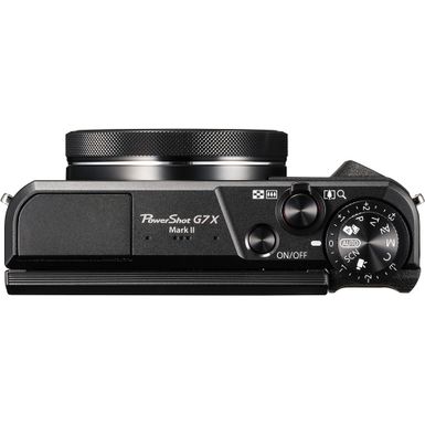 Top Zoom. Canon - PowerShot G7 X Mark II 20.1-Megapixel Digital Video Camera - Black