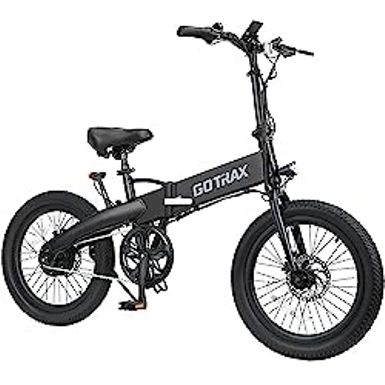 image of Gotrax F1 20" Folding Electric Bike for Adults, 20Mph Power by 350W, Weighs Only 45lbs, 48V Removable Battery and Smart LCD Display, 5 Pedal-Assist Levels, Suitable for Leisure Riding &Commuting Black with sku:bb22208653-6560268-bestbuy-gotrax